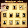 10 Pcs Miniature Accessories of Magic Frames Tiny Scary Photo