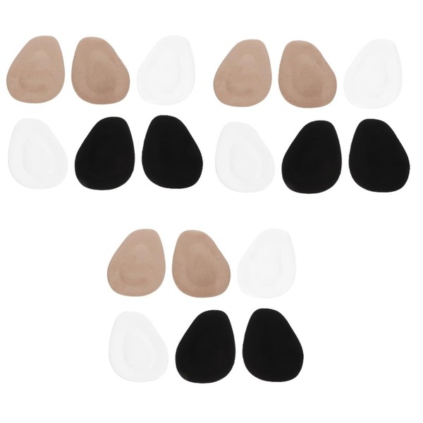 LALAFINA 9pairs Half Insoles Gel Inserts Comfort Toe Protector Insole