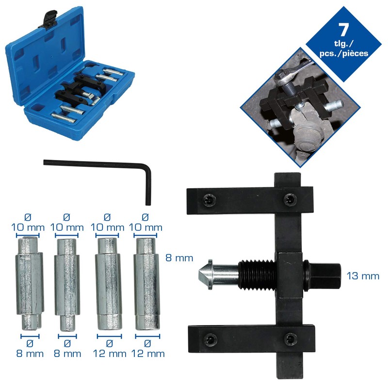 BRILLIANT TOOLS BT661300 Ball Joint Spreader Set | 7 Pieces