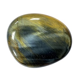 Falcon's Eye Flat Pebble Stone Grade A 2 to 3 cm Natural Stone Tiger Eye Blue 2 x 3 cm Stone Falcon Eye Stone, Stone, Falcon's eye