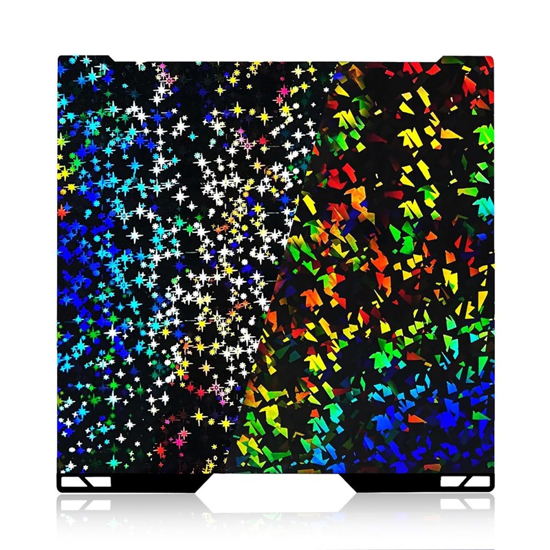 IdeaFormer-3D PEF H2S H2D Build Plate 346x355mm, Rainbow Confetti PEF+Galaxy