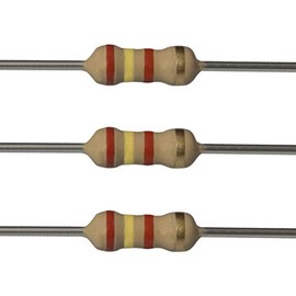 E-Projects 25EP5142K40 2.4k Ohm Resistors, 1/4 W, 5% (Pack of 25)