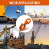 Leero 5 Tons Swivel Lifting Hook, Heavy Duty G80 Self
