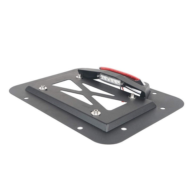 Hooke Road Wrangler Spare Tire Delete License Plate Relocation Kit