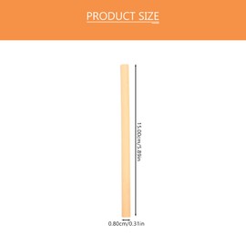 Mipcase 200Pcs Mason Bee Tubes, Mason Bee House Reed Nest Tubes Refill Bee Hotel Nest Box Tube Liners for Bee House Bee Hotel