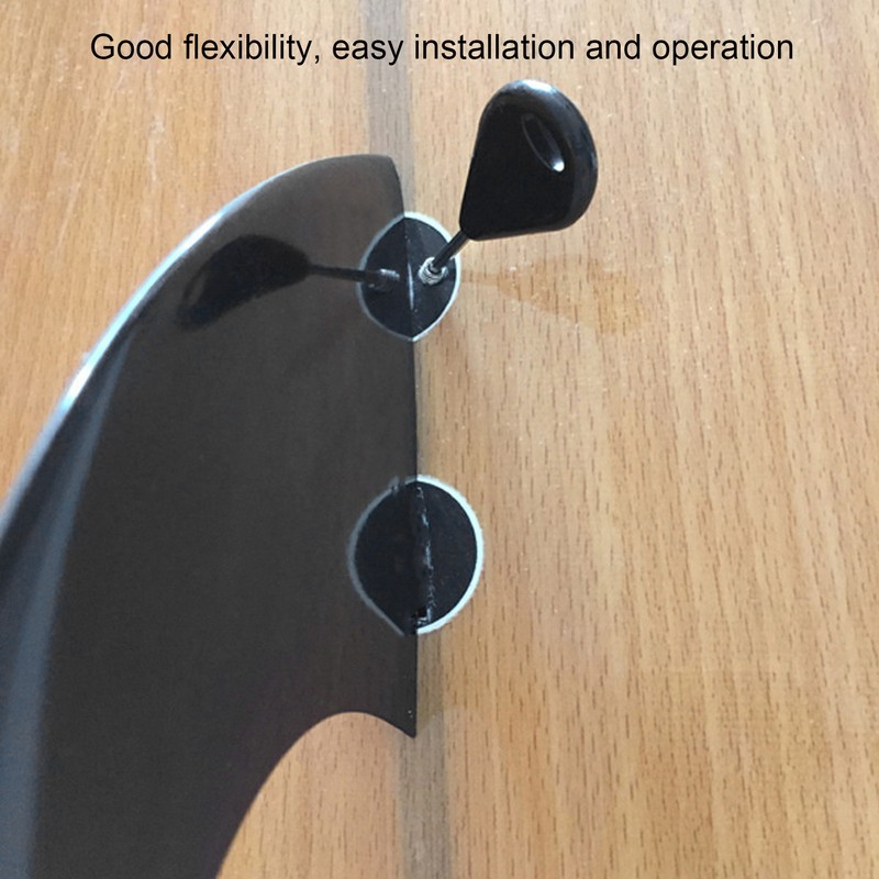 3PCS Surfboard Fin Replacement PVC Paddle Board Fin Surfboard Accessory