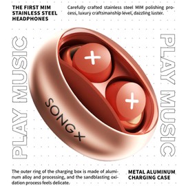 Wireless Headphones Bluetooth 5.3 Music Earphone with Microphone Sports Headset Charging Case Wireless Charging Function Touch Control