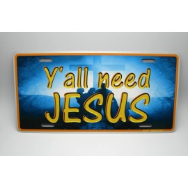 DIGIART INTERNATIONAL JESUS CHRISTIAN RELIGIOUS LICENSE PLATE Metal Novelty Car License Plate Auto Tag