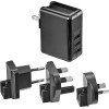 Insignia 3-Port USB International Wall Charger 22 Watts Fast Charging