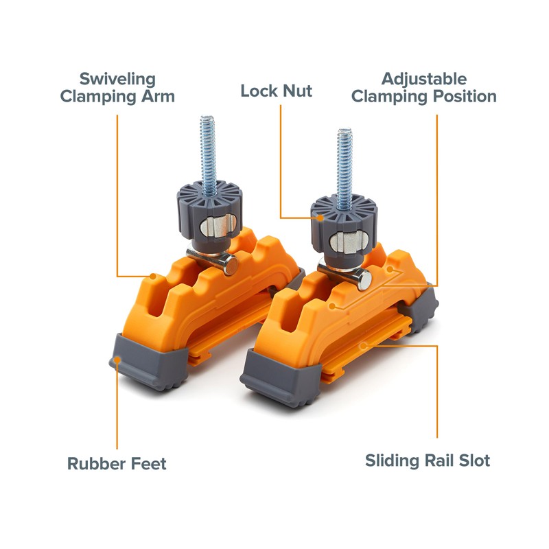 BORA Track Clamps, Securely Cut Any Angle with WTX and