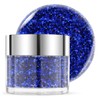 EODCI Dipping Powder, 28 g Blue Sequins Nail Dipping Powder,