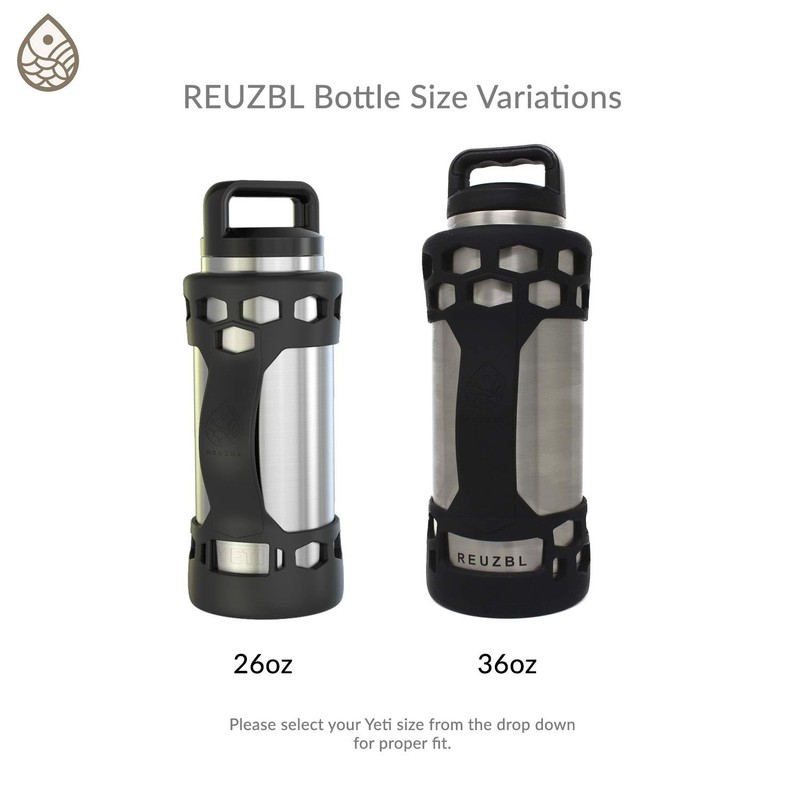 REUZBL Bottle Bumper Silicone Boot Sleeve Protector Accessories with Handle