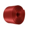 RED Rolled up 1-1/2" Single FACE Satin Ribbon 100% Polyester
