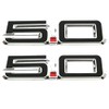 2pcs 5.0 Side Emblems 3D Badge Replacement for 2024 Mustang