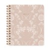 Fringe Studio Non-Dated Weekly Planner, Vegan Leather Cover, "NOVEAU BLOSSOM",