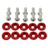 10-Piece M6 Car Fender Washer and Bolt Set for Bumper,