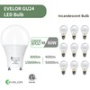 evelor GU24 LED Light Bulb,60 Watt Equivalent Daylight White 5000K,Non-Dimmable,Efficient