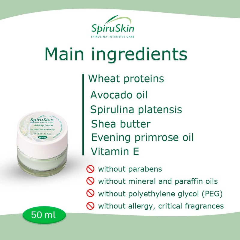Spiruskin Balancing Cream for Oily Skin
