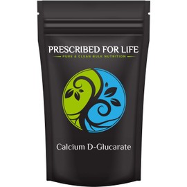 Prescribed for Life Calcium D Glucarate Powder, Pure CDG Fine Powder, USP Grade, Vegan, Gluten Free, Non GMO (12oz / 340g)