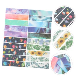 Kisangel 20Pcs Textured Sensory Stickers for Desk Anxiety Relief Strips Tactile Decals for for Adults and Teens DIY Craft Materials