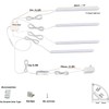 Cabinet Lighting, 4pcs 12" V-Shape Bright LED Light Bars for