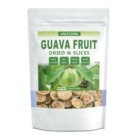 Natural Dried Guava Fruit Slices for Herbal Tea, 4.0 oz(113.0g), Cut & Sifted, No Additives, No GMO