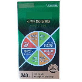 Pantomona Biotin Hyperformer 650mg x 240 capsules (3) / 판토모나 비오틴 하이퍼포머 650mg x 240캡슐 3개