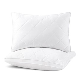 ROSUBA Down Alternative Pillows，Adjustable Alternative to Pillows，Queen Size Set of 2,Bed Pillows for Sleeping，Luxury Hotel Pillows for Back, Stomach or Side Sleepers