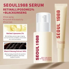 Serum Reparador + Crema De Ojos Seoul1988 Antiedad