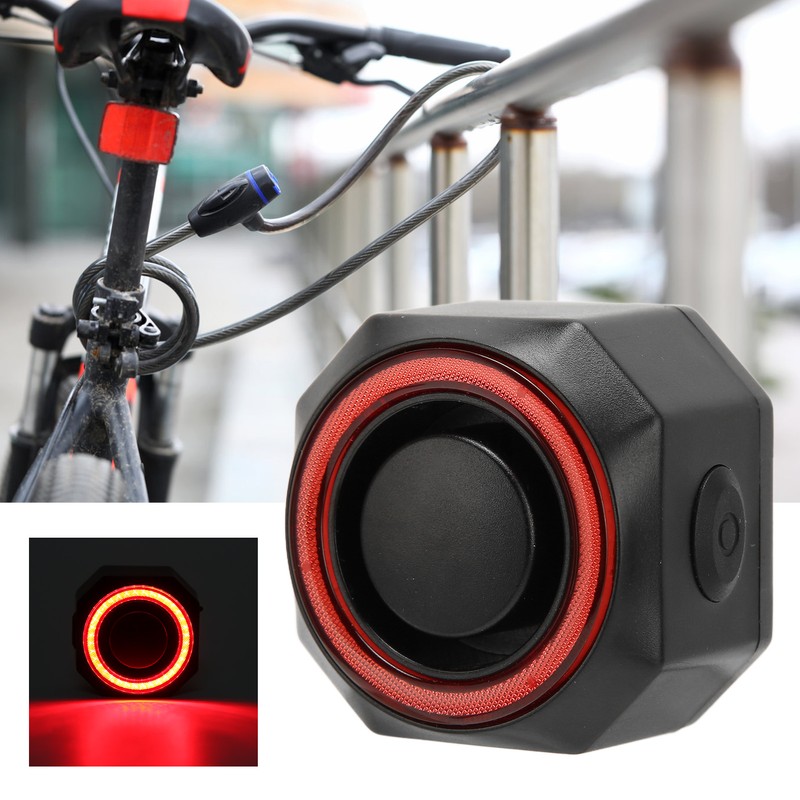 Alert Bike Taillight Prevent Theft Auto On Off IPX5 Waterproof