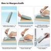 SNAIL GARDEN 10PCS Knife Sharpening Stone Set, 2PCS Dual-Sided Whetstones