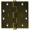 Baldwin 1045060I Square Mortise Hinge, Antique Brass with Brown