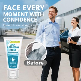 Antiperspirant, Sweat Absorbing Lotion-Fast-Absorbing, Quick-Dry, Suitable for People With Sweaty, Oily Skin, 60 ML