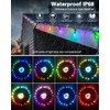 ALITOVE DC12V 50pcs WS2811 RGB LED Pixels String Lights Addressable