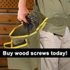 Wavanta 50Pcs Wood Screws 6.3 x 73mm, Star Drive Decking