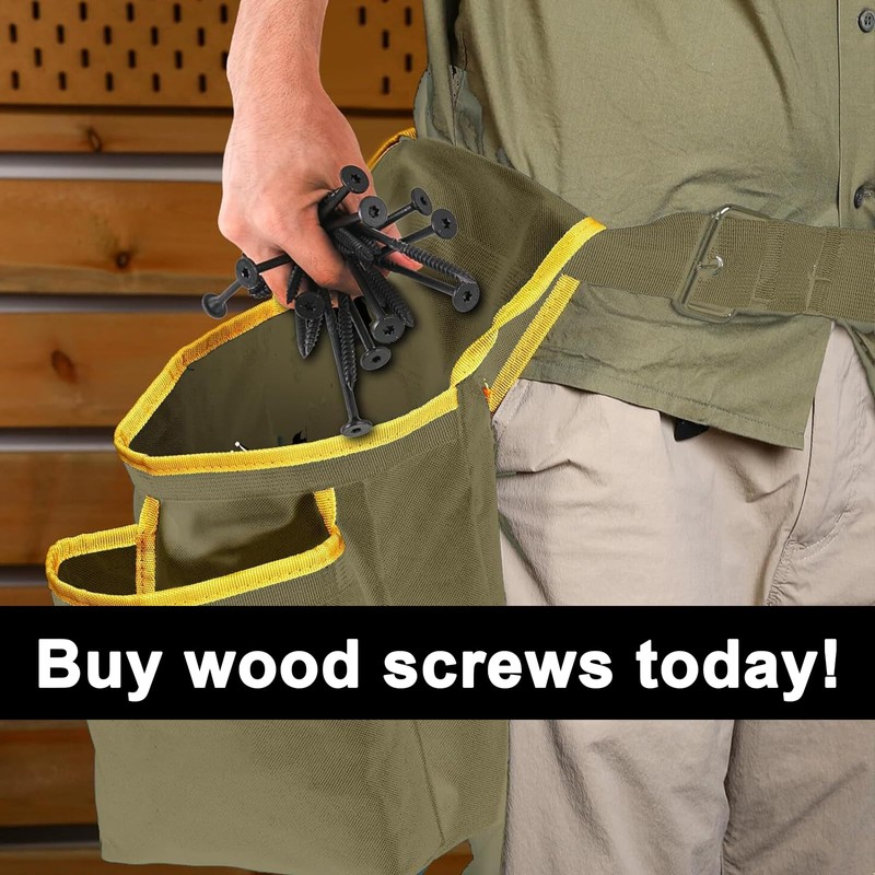Wavanta 50Pcs Wood Screws 6.3 x 73mm, Star Drive Decking