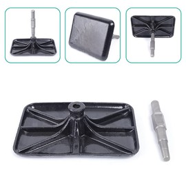 Jack Hammer Compactor Plate Steel Tamper Rammer Plate Snoring Tablet, Leveling Ground Installing pavers and Repairing Blacktop for 65, 95, and 125 Electric & Petrol Picks