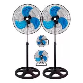 Ventilador 2 Ventiladores 3en1 Techo Piso Pared Giratorio Ajustable