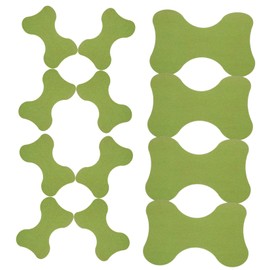 IWOWHERO 36pcs Moxibustion Plasters for Lumbar Support Warm for Lower Comfortable Heat Therapy Stickers for Home Use Promote Circulation Alleviate Discomfort Random Style