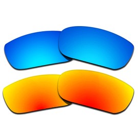 Kygear 2 Pair Polarized Replacement Lenses Compatible with Oakley Fuel Cell OO9096 Sunglasses