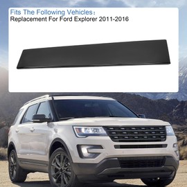 B Pillar Molding Trim 926-449 Front Right Passenger Side Door Applique Replacement for Ford Explorer 2011-2016 BB5Z7820554AB Gloss Black