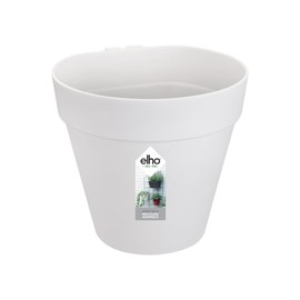 elho Loft Urban Green Wall Pot Single 15 - Flower Pot for Outdoor - Ø 15.0 x H 13.5 cm - White/White