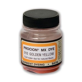 Jacquard Procion Mx Dye - Undisputed King of Tie Dye Powder - Golden Yellow - 2/3 Oz - Cold Water Fiber Reactive Dye Made in USA