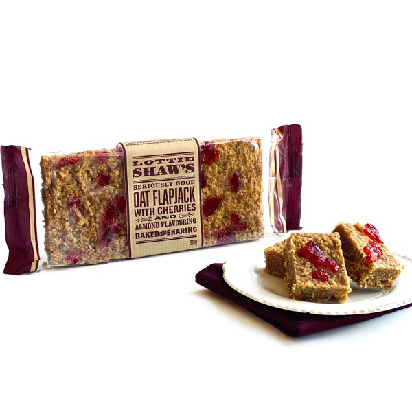 Oat flapjack with cherries & Almond Flavouring 300g