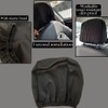Imeisuit 2pcs Universal Car Headrest Cover with Quick-Release Car Keychain,
