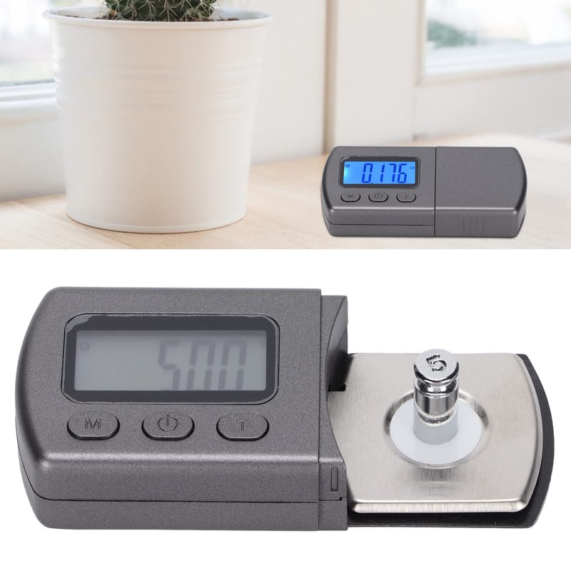 Qinlorgo Turntable Weight, Digital Convenient ABS for Man, Stylus Dynamometer,