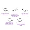 84 Clusters 14mm False Eyelashes D Curly Dense Hair DIY