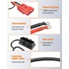 Quaneguzy Quick Disconnect Winch Power Cable 4 Gauge 4 AWG
