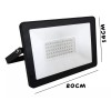 Megaluz Reflector Led Luminario 500w Ahorrador Cob Exteriores Acero