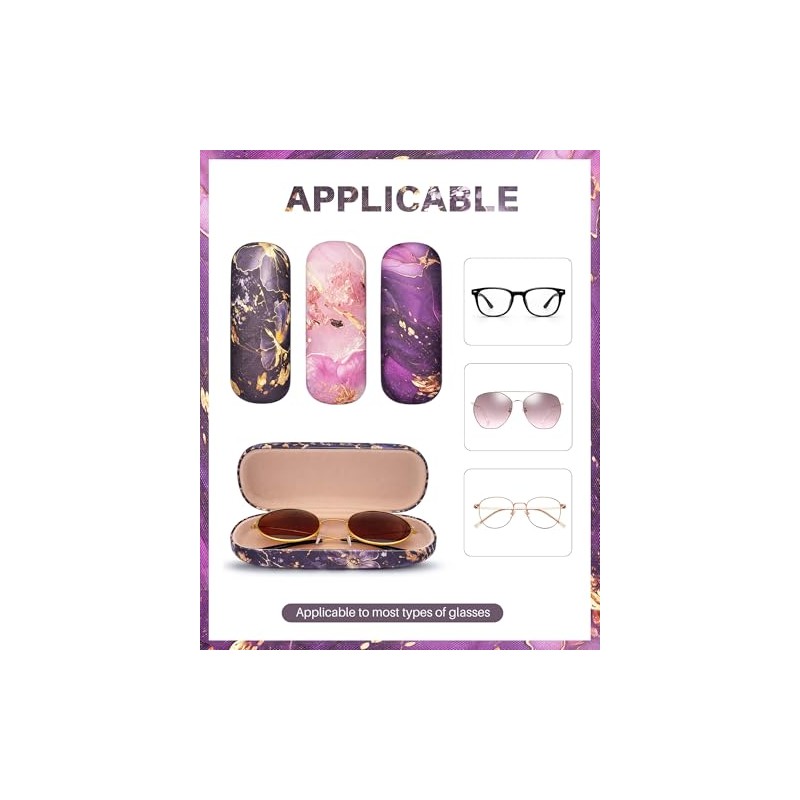 3pack eyeglass case hard shell，glasses case hard shell，eye glass cases